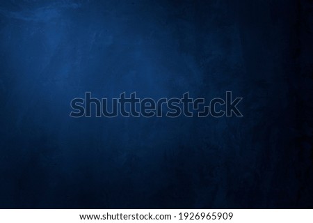 Empty old dark blue cement wall texture backgrounds