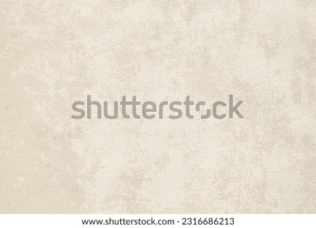 Empty old rustic dirty beige, pale paper background texture. Extra large highly detailed image of blank sheet of vintage paper.