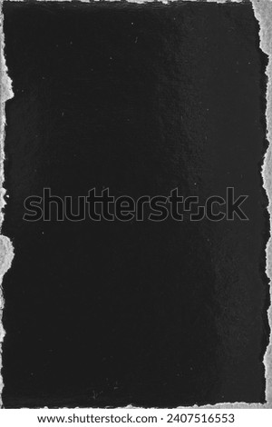 Empty old vintage black scratch torn poster overlay texture background