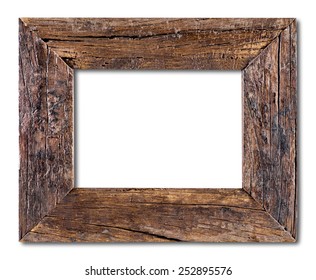 Empty Old Wood Frame