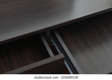 Empty Open Drawer Desk Stock Photo (Edit Now) 1035489130