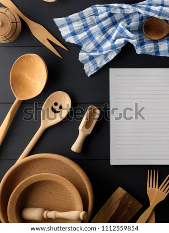 wooden kitchen items