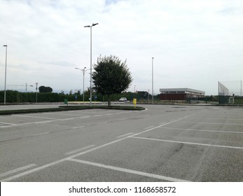 A empty parking