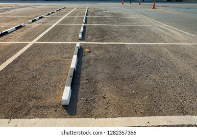 Empty parking lot