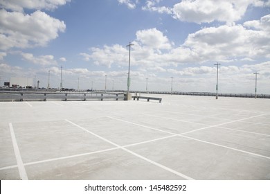 Empty parking lot - Shutterstock ID 145482592