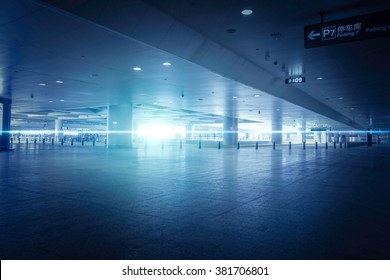 Empty Parking Garage