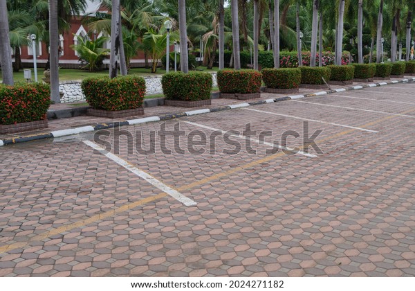 empty parking lots outdoor\
road