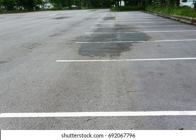 Empty Parking White Line Divide Each Stock Photo 692067796 | Shutterstock