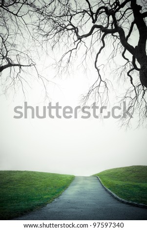 Image, Stock Photo Winter morning scene with snowy Alps mountains in Austria