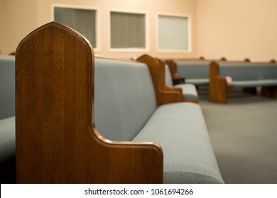 Empty Pew In The Sanctuary