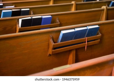 Empty Pews At A Synagogue