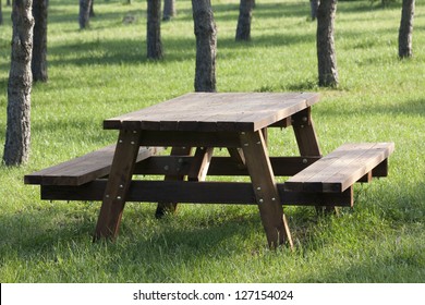 Empty Picnic Table