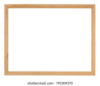 Empty Picture Frame, Light Oak Wood