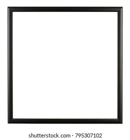 Empty Picture Frame Square Simple Black Stock Photo 795307102 ...