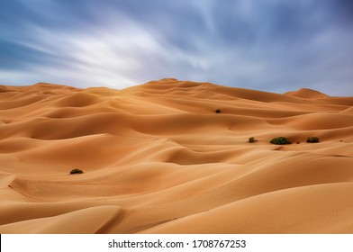 Empty Quarter Desert Dunes at Liwa, Abu Dhabi, United Arab Emirates - Shutterstock ID 1708767253