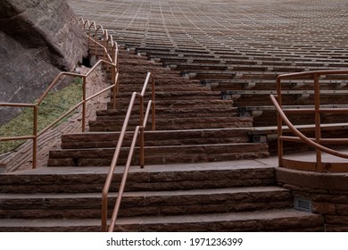 The Empty Red Rocks Amphitheater