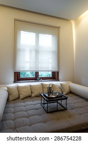 Empty Relaxation Room In Modern Spa Interior