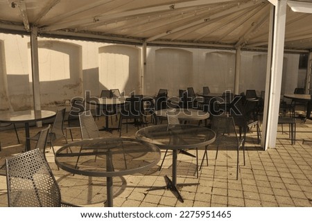 Similar – beer tent in preparation