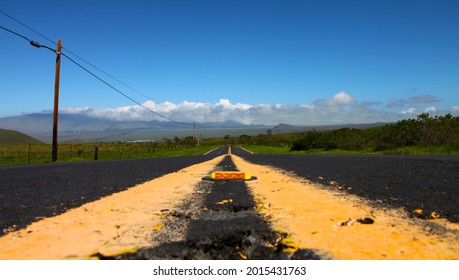 An empty road located in the highlands