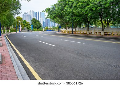 empty road scene