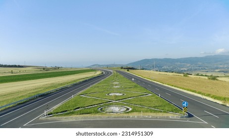 Empty road and sky landscape - Shutterstock ID 2314951309