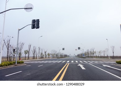 Empty Roads in Winter