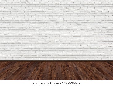 Royalty Free White Brick And Floor Stock Images Photos