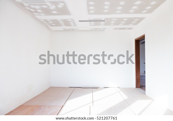 Empty Room Interior Build Gypsum Board Stock Photo Edit Now