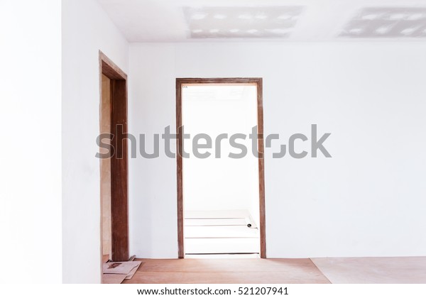 Empty Room Interior Build Gypsum Board Stock Photo Edit Now