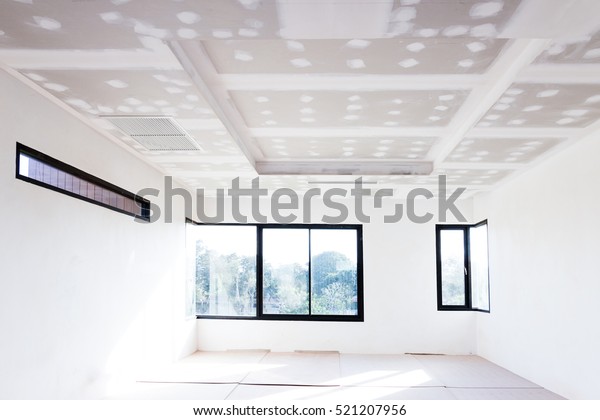 Empty Room Interior Build Gypsum Board Stock Photo Edit Now