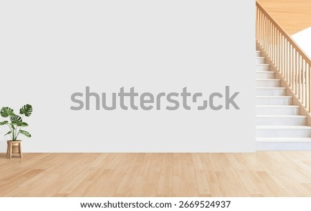 Empty room interior space background mock-up empty, sunlight, and shadows room walls, room with sunlight and wooden blank parquet floor.