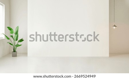 Empty room interior space background mock-up empty, sunlight, and shadows room walls, room with sunlight and wooden blank parquet floor.