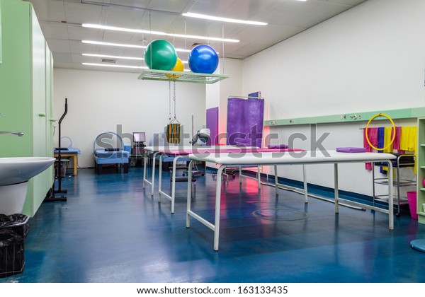 Empty Room Physiotherapy Clinic Stock Photo Edit Now 163133435