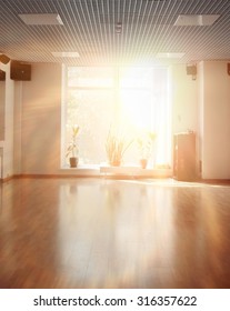 Empty Room With Window Interior Morning Light