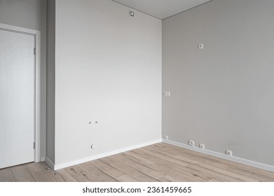 Empty room with wooden floor - Powered by Shutterstock