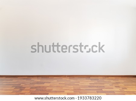 Empty room with wooden floor