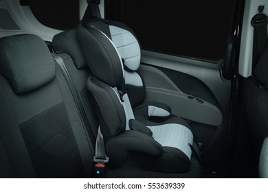 Empty Safety Seat For Baby In Car