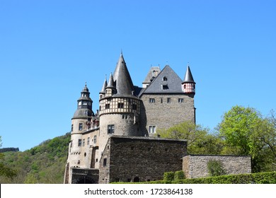 empty Schloss Bürresheim in spring 2020 - Shutterstock ID 1723864138