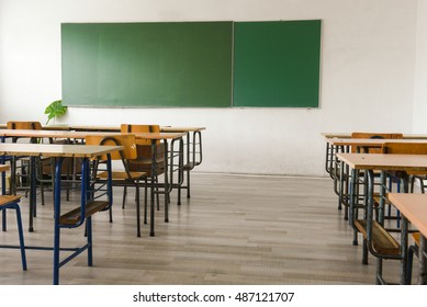 Empty School Classroom