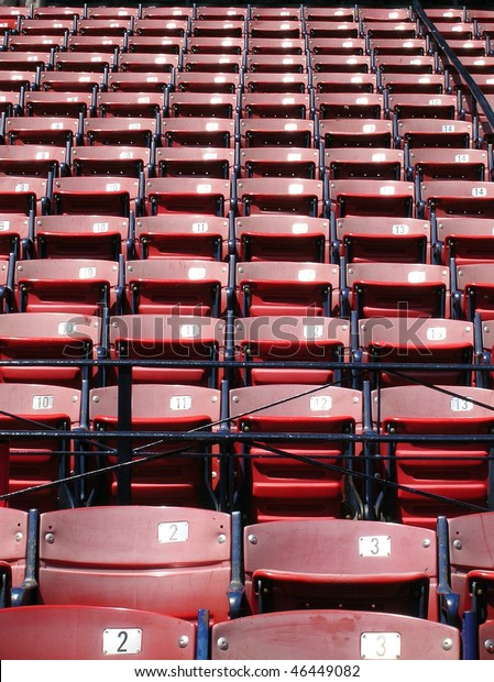 Empty Seats Bostons Fenway Park Stock Photo Edit Now 46449082