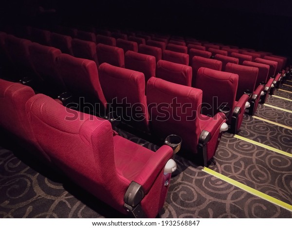 Empty Seats in Movie\
Theater Cinema