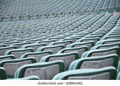Empty seats in rows