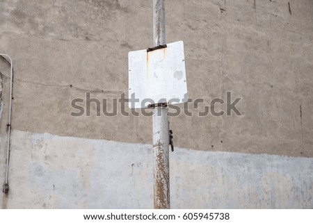 empty sign