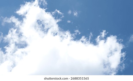 Empty Sky Background , Cloudy, Empty Space For Text...