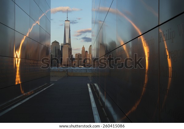 Empty Sky Jersey City 911 Memorial Stock Photo Edit Now