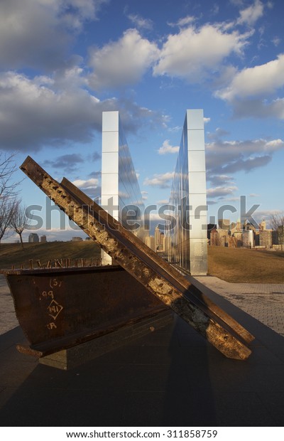 Empty Sky Jersey City 911 Memorial Stock Photo Edit Now