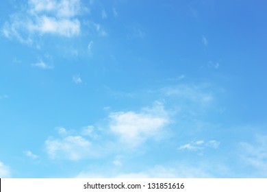 Empty sky surface
