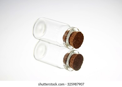 empty small bottle