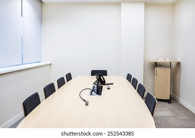 Empty Small Bright Meeting Room. Modern Design