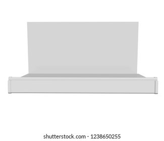 Simple Event Stage On White Background Stock Illustration 1130182058